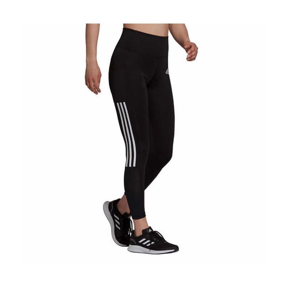 adidas Pants - ADIDAS Ladies' 3-Stripe w/Mesh NWT leggings Carbon Sz Med Tight Fit 7/8 Style